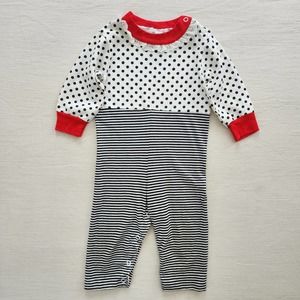 Vintage Girly Pattern Bodysuit 12-18 months